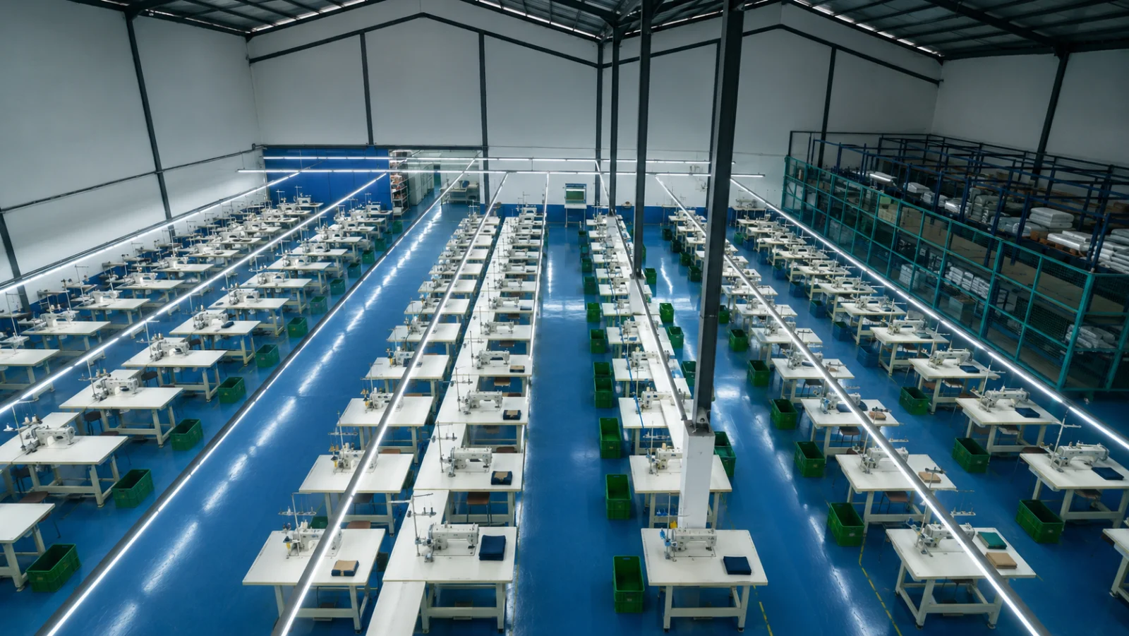 Production floor at Catur Perdana Lestari