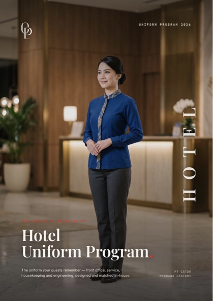 CPL Hotel Uniforms lookbook cover